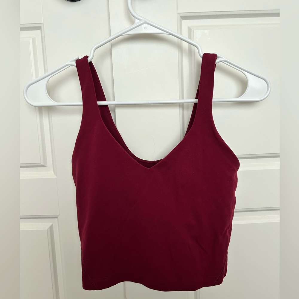 Lululemon Align Tank Burgundy